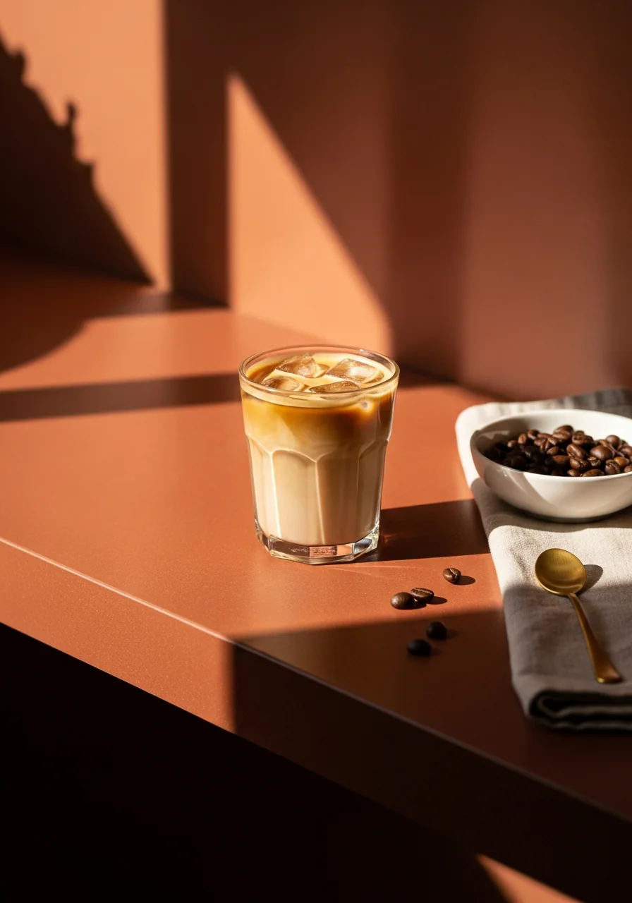 Iced oat latte, variant