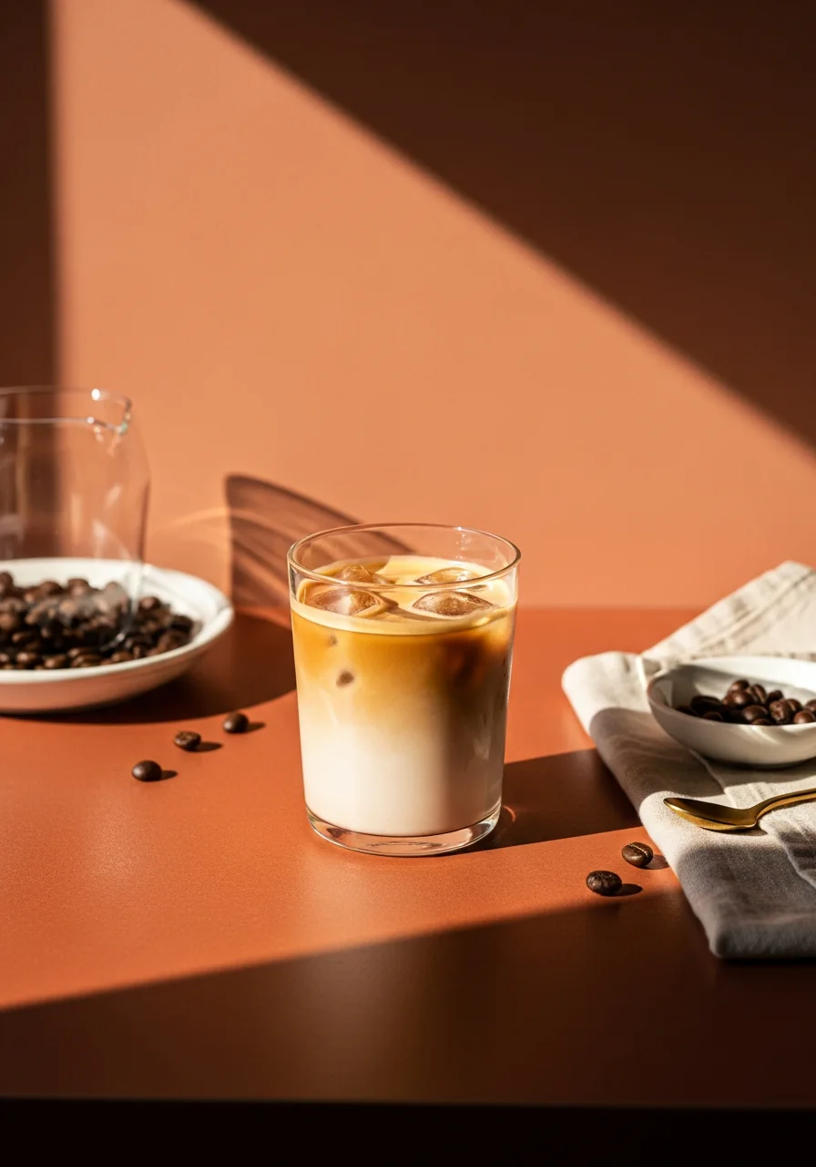 Pour Co iced oat latte ad creative, Austin