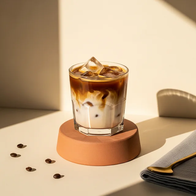 Iced oat latte