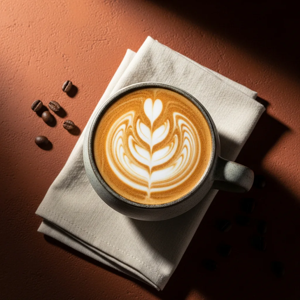 Vice City Roasters latte art ad creative